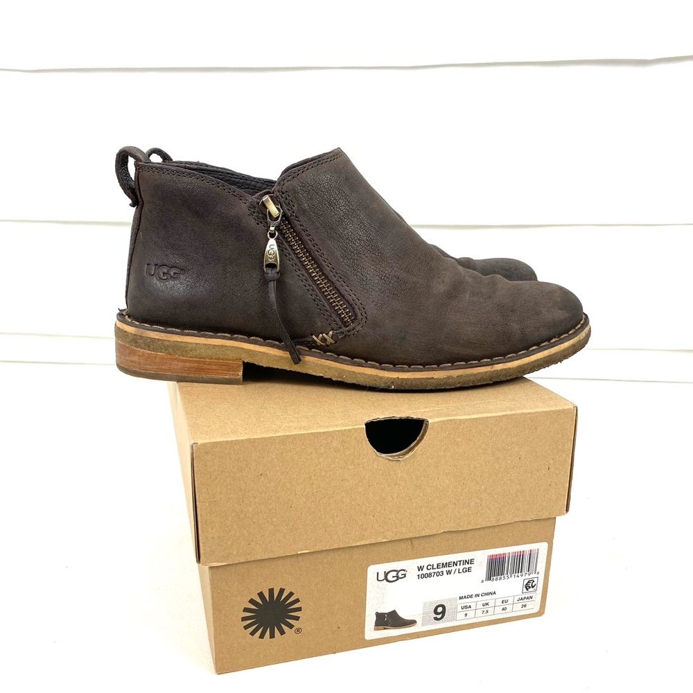 UGG Women’s Dark Brown Ankle Booties
